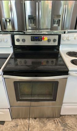 Whirlpool GlassTop Stove Stainless