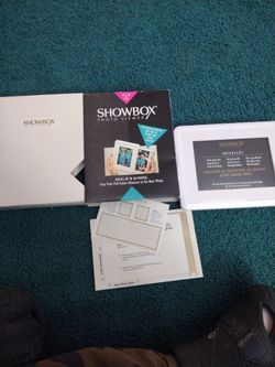 Showbox Photo Viewer with Box and Instructions