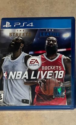 PlayStation Video Game PS4 PS5 NBA Live 18 EA Sports basketball