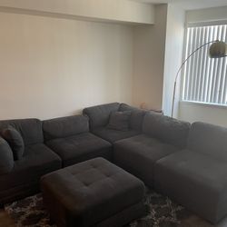 Dark Grey  Sectional Couch