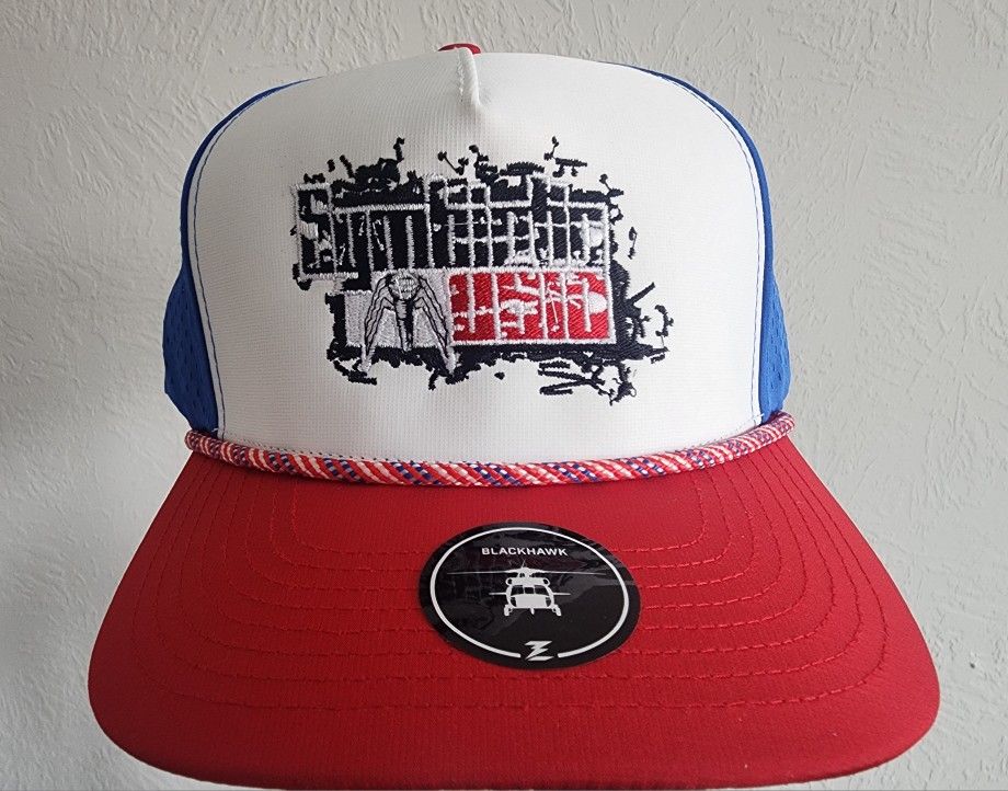 ALL AMERICAN SYMBIOTIC MUSIC MESH BACK HAT 