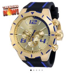 Invicta S1 Rally Overdrive Men's Watch - 52mm, Black, Blue (20107)
