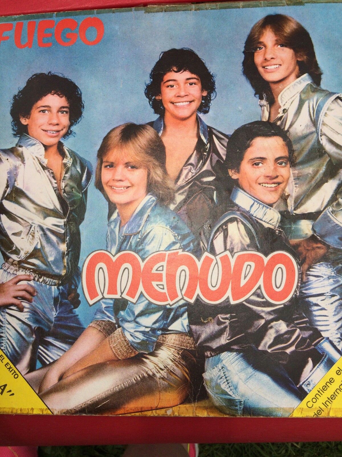 Cool Looking Vintage Vinyl Record Album of Menudo group