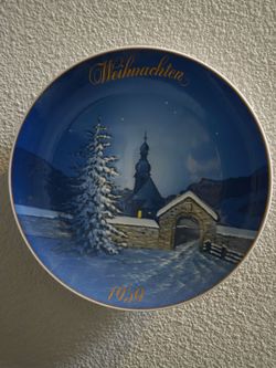 Vintage plate 1959
