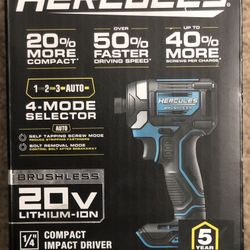 Hercules Brushless Compact Impact Driver 🚨Read Description🚨