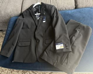 BLACK BOYS SUIT SET - 14 - NEW