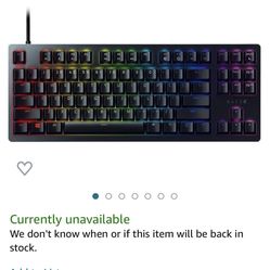 Razor Huntsman Tournament Edition Gaming Keyboard Chrome