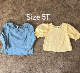 Toddler girl shirts bundle size 5T