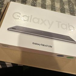 Galaxy Tab A7 Lite And A Wireless Keyboard 