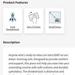 Selling  two Brown cloth Reclining Sofas