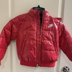 NWT NIKE 4T Rush Pink Synthetic Fill Hooded Puffer Coat Boy MSRP: $150