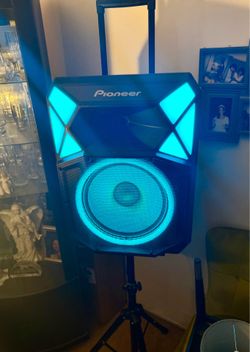 Pioneer • 700 Watt (All In One) Party Speaker w/ Telescopic Stand, Wheels, Bluetooth, Wireless Mic
