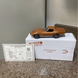 Danbury Mint 1972 Corvette Coupe Ontario Orange