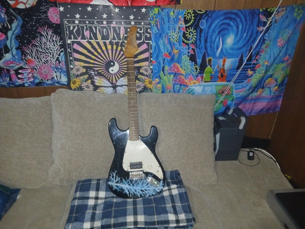 Electric guitar.