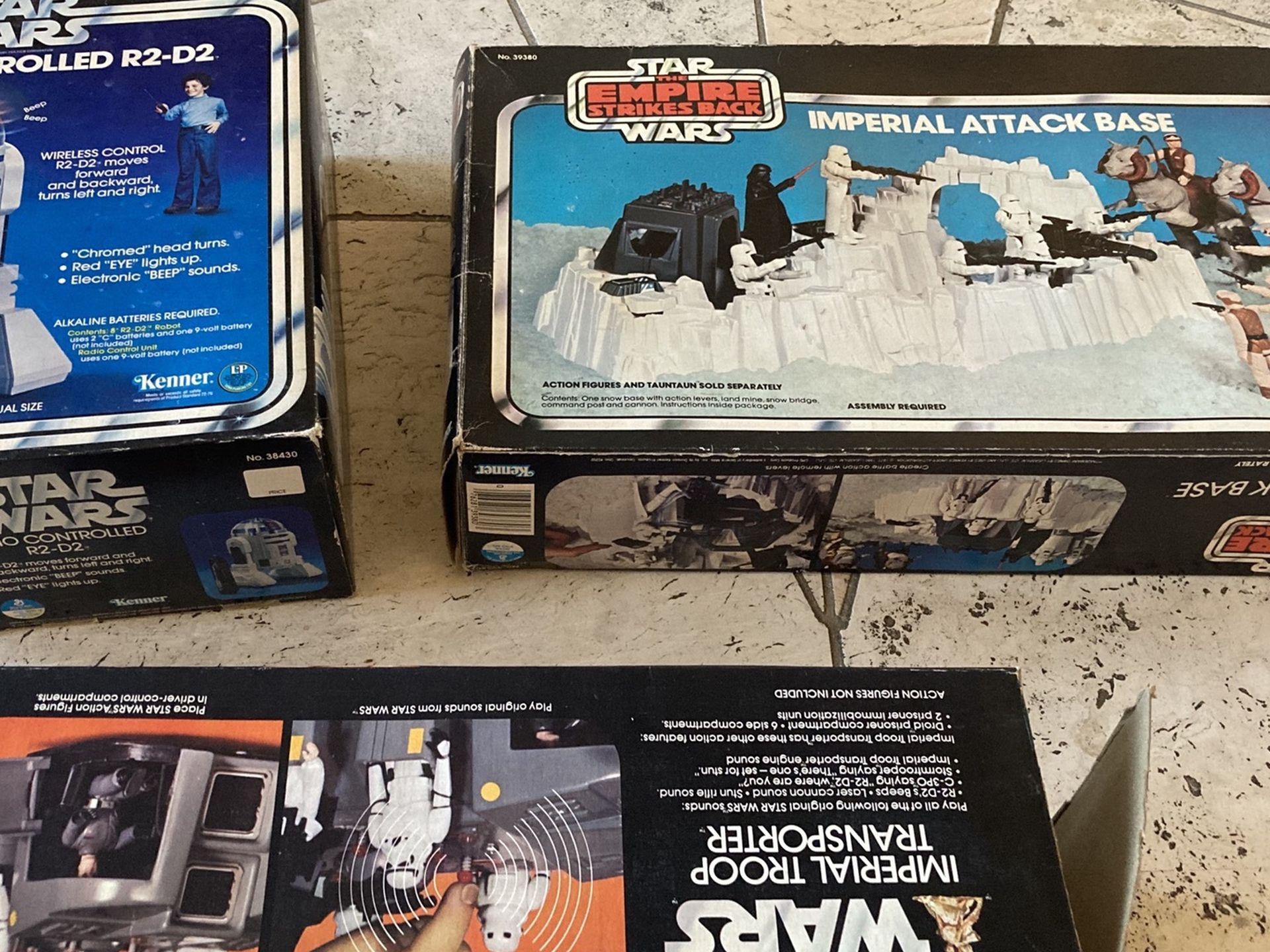 Nice vintage lot of original Star Wars toys late 70s early 80s Mint Boxed