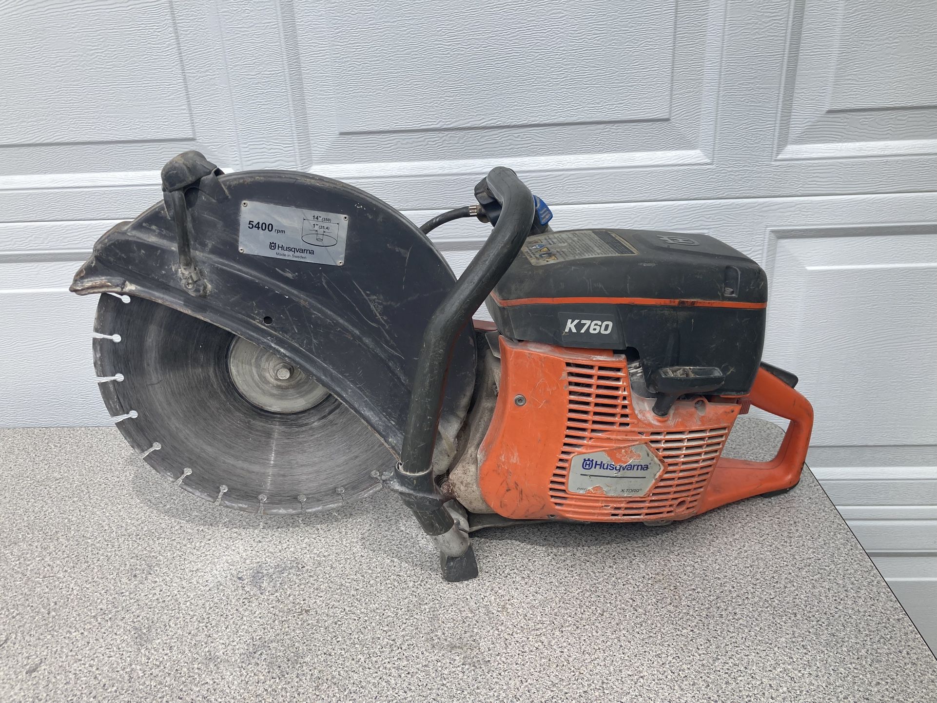 Husqvarna 14” Concrete Saw