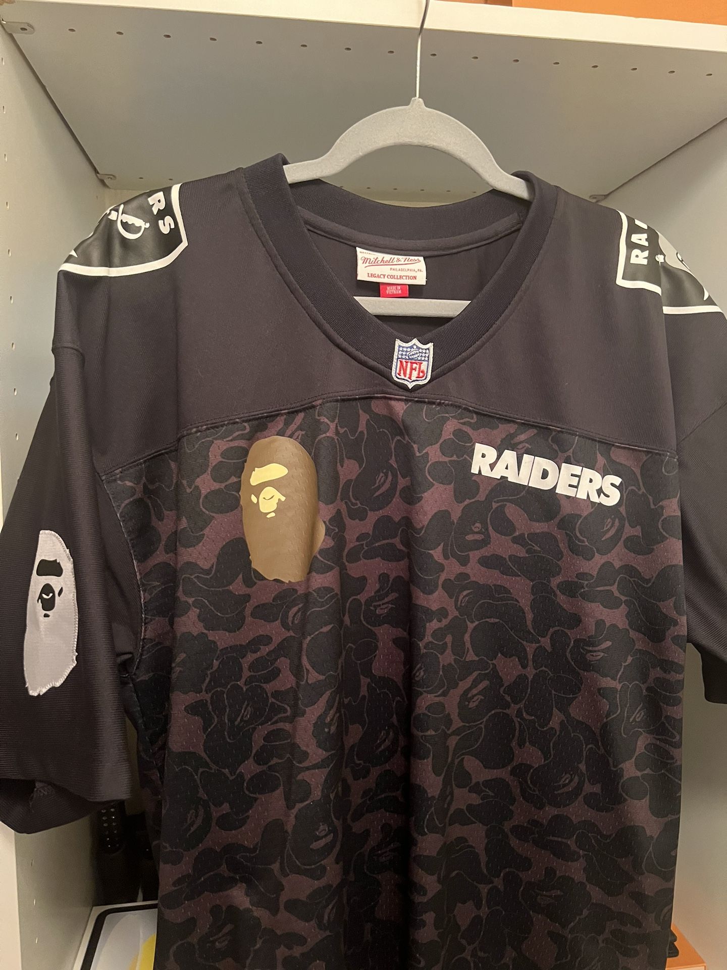 Bape X Mitchell & Ness Raider Jersey