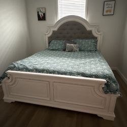 Bed Frame + Box Springs + Mattress 