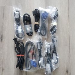 Lot Of 10 VGA Cables Brand New Save Big $