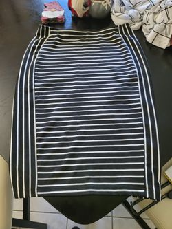 Apt9 Pinstripe Skirt