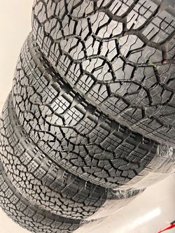 275-60-20 Goodyear wrangler  New T-O 99.99% remain  2026 DOT   $720—- new cash carry
