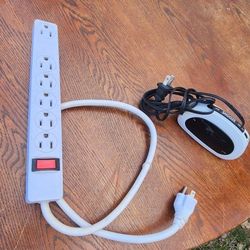Outlet Power Strip And Alarm Clock