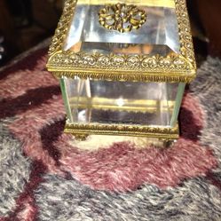Keepsake ,Brass, Mirror Box