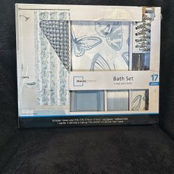 17-piece bath set .