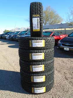 LT 245/75/17 New Aplus Shredder All Terrain 10 Ply Tires (Set Of 6)