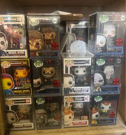 Horror Funko pops (Trade for Halloween animatronics)