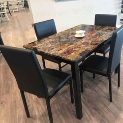 Tempe Dining Set $10 Down Payment And Financing Available