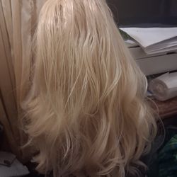 Blond Wig With Lace Front