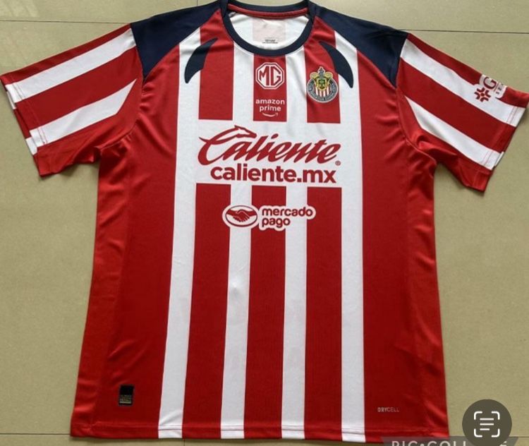 Soccer Chivas Guadalajara el rebaño sagrado New Jersey 2025- 2026 fan version sizes small to 4xl tricampeon futbol Mexico home local away visitante