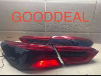 #22 2018-2024 Toyota Camry LED Smoked Taillight Pair