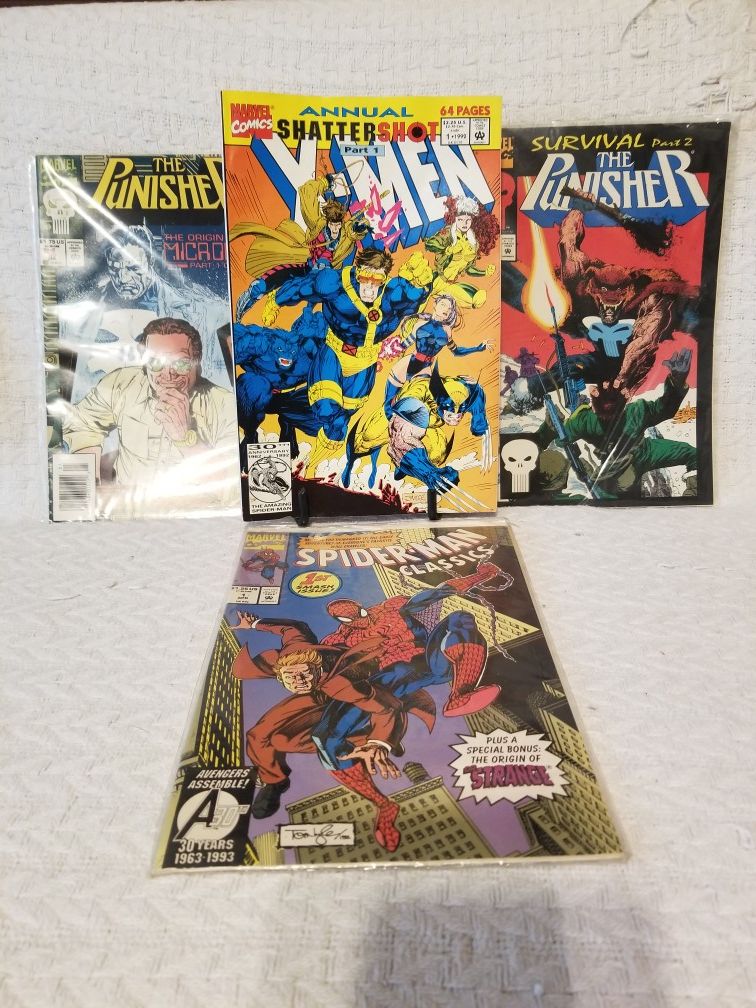 Comic Books Vintage Lot Of 4