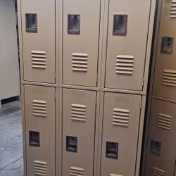 Lockers, Deliver Available, 6 Doors Per Unit