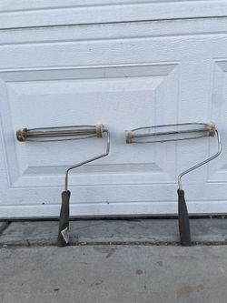 Two 9 inch Paint Rollers Metal Cage Frame in good condition Good Working