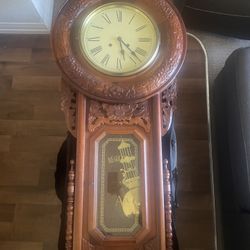 Beautiful Grandfather  Wall Wood Clocki