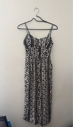 Black & white jumpsuit