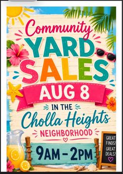 GARAGE SALE! Saturday August 8th