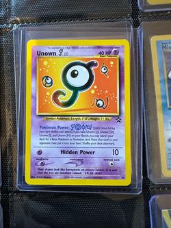 Unown [J] Promo Pokémon Card #38
