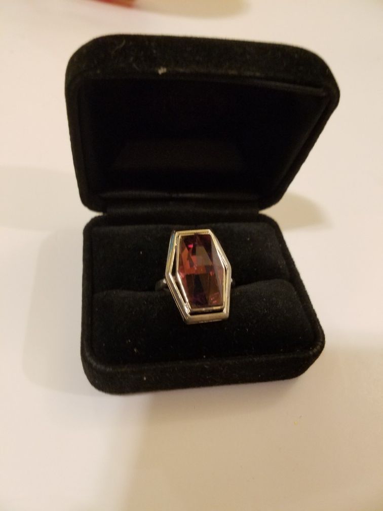 Sarah Purple stone ring