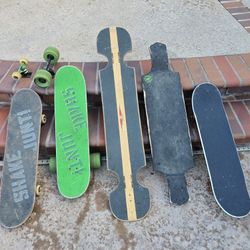 Skateboards - 2 Complete + 3 Boards 
