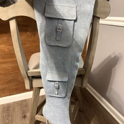 Thigh High Jean Boots 