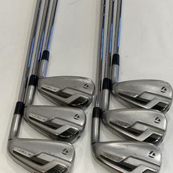 TaylorMade Golf P790 TI Iron Set 6-PW AW Steel Regular Right