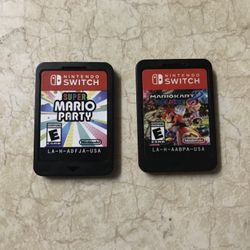 Super Mario Party and Mario Kart Games For Switch