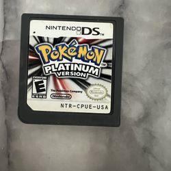 Pokemon Platinum For The Ds
