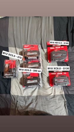 Milwaukee M18/M12 Batteries Forge, High Output