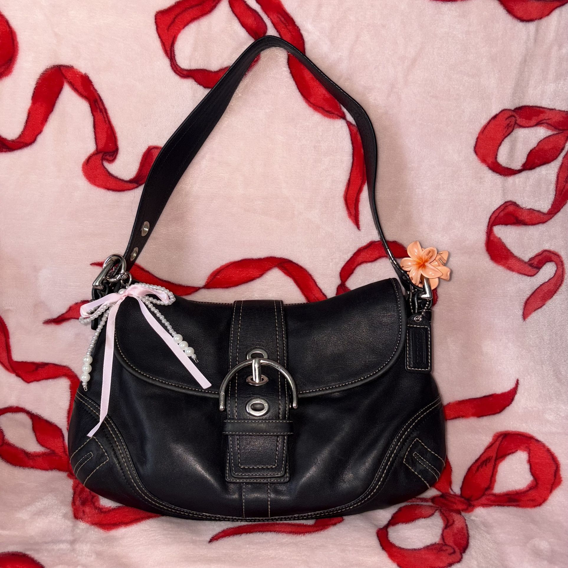 Black Coach Large Soho Purse
