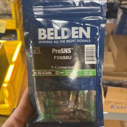 BELDEN F Connector Bag Of 25 